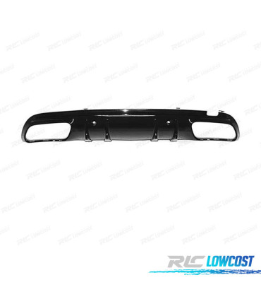 DIFUSOR MERCEDES CLASE C W205 4P 18-21 LOOK AMG NEGRO BRILLO
