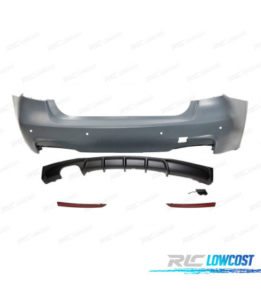 PARAGOLPES TRASERO BMW F30 LOOK M PERFORMANCE PDC