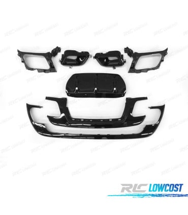 DIFUSOR RANGE ROVER VELAR 17- LOOK R DYNAMIC NEGRO BRILLO + COLAS ESCAPE