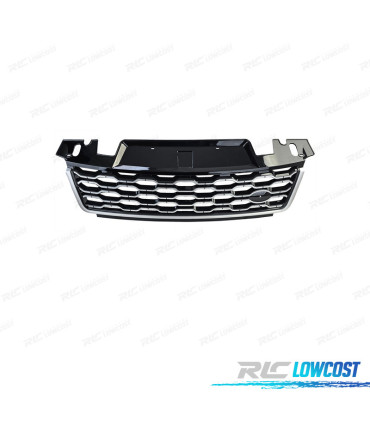 PARRILLA PARA RANGE ROVER SPORT 17-22 NEGRO BRILLO PLATA
