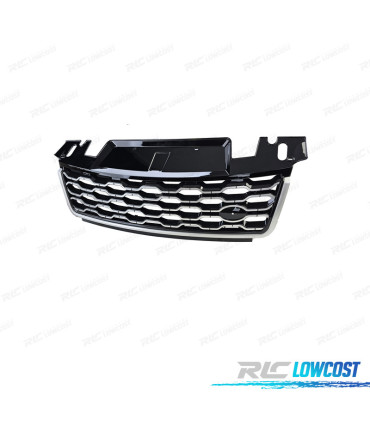 PARRILLA PARA RANGE ROVER SPORT 17-22 NEGRO BRILLO PLATA