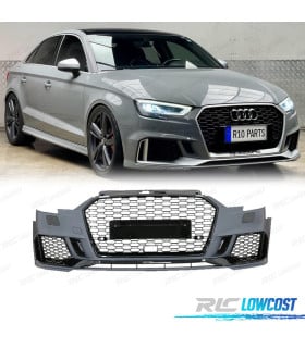 PARAGOLPES DELANTERO AUDI A3 SPORTBACK 16- LOOK RS3 + PARRILLA