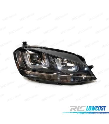 FARO DCH PARA VOLKSWAGEN VW GOLF 7 XENON MK7 12-17 LUZ DIURNA DRL NEGRO