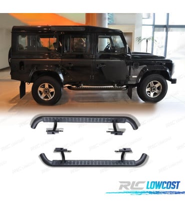 ESTRIBERAS ESTRIBOS LAND ROVER DEFENDER 110 NEGRO 83-16