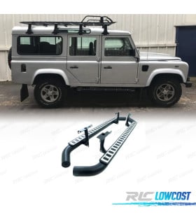 ESTRIBERAS ESTRIBOS LAND ROVER DEFENDER 110 PLATA 83-16