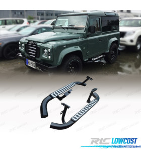 ESTRIBERAS ESTRIBOS LAND ROVER DEFENDER 90 PLATA 83-16