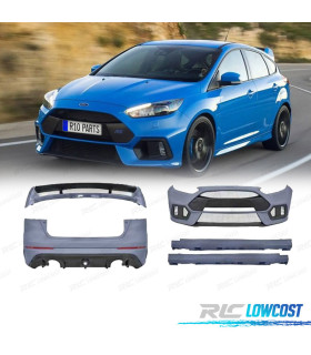KIT CARROCERIA PARA FORD FOCUS 14-17 LOOK RS PDC SRA