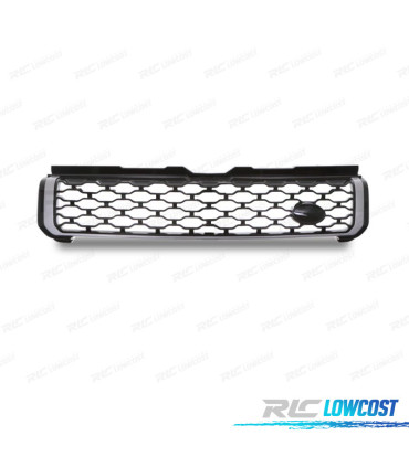 PARRILLA RANGE ROVER EVOQUE 10-18 LOOK DYNAMIC NEGRO PLATA