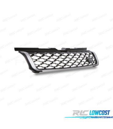 PARRILLA RANGE ROVER EVOQUE 10-18 LOOK DYNAMIC NEGRO PLATA