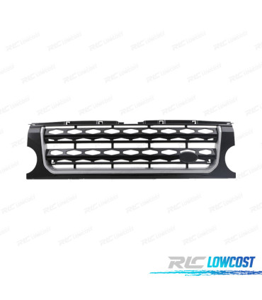 PARRILLA LAND ROVER DISCOVERY III 05-09 LOOK DISCOVERY 4 NEGRO BRILLANTE BORDE CROMO