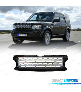 PARRILLA LAND ROVER DISCOVERY IV 09-16 NEGRO BRILLO PLATA