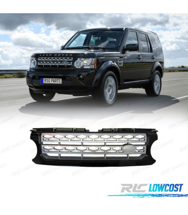 PARRILLA LAND ROVER DISCOVERY IV 09-16 NEGRO BRILLO PLATA