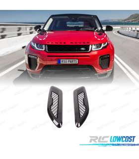 ENTRADAS DE AIRE RANGE ROVER EVOQUE 10-18 LOOK SVR NEGRO BRILLO