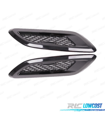 ENTRADAS DE AIRE RANGE ROVER EVOQUE 10-18 LOOK SVR NEGRO BRILLO
