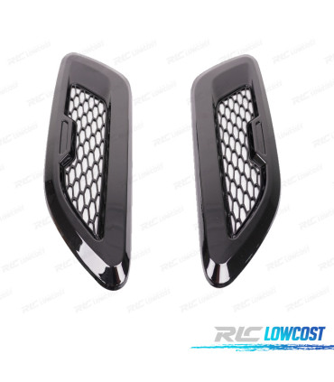 ENTRADAS DE AIRE RANGE ROVER EVOQUE 10-18 LOOK SVR NEGRO BRILLO