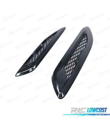 ENTRADAS DE AIRE RANGE ROVER EVOQUE 10-18 LOOK SVR NEGRO BRILLO