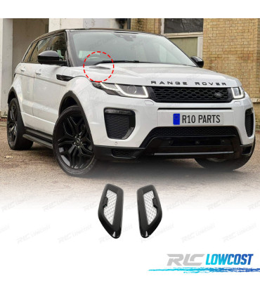 ENTRADAS DE AIRE RANGE ROVER EVOQUE LOOK SVR NEGRO PLATA