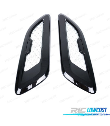 ENTRADAS DE AIRE RANGE ROVER EVOQUE 10-16 NEGRO PLATA