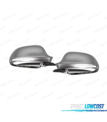 CARCASAS ESPEJOS AUDI A5 07-09 ALUMINIO CROMO
