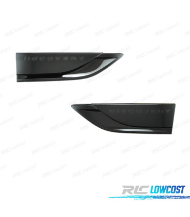 ENTRADAS DE AIRE LATERALES LAND ROVER DISCOVERY V 17- LOOK DYNAMIC NEGRO BRILLO
