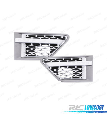 ENTRADAS DE AIRE LATERALES RANGE ROVER SPORT 10-13 LOOK AUTOBIOGRAPHY GRIS PLATA
