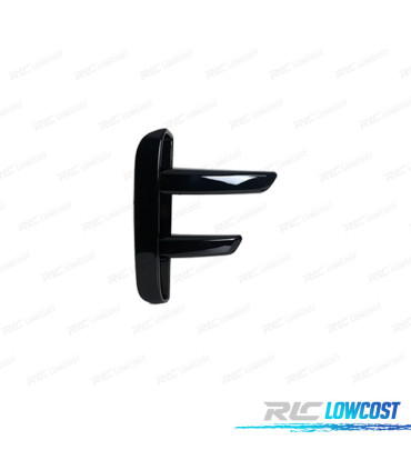 MOLDURAS ANTINIEBLAS LAND ROVER DISCOVERY V 17- LOOK DYNAMIC NEGRO BRILLO
