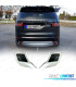 EMBELLECEDORES DE ESCAPE PARAGOLPES TRASERO LAND ROVER DISCOVERY V 17- LOOK DYNAMIC HSE PLATA MATE NEGRO
