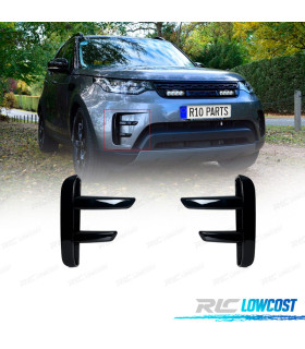 MOLDURAS ANTINIEBLAS LAND ROVER DISCOVERY V 17- LOOK DYNAMIC NEGRO BRILLO