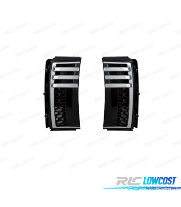 ENTRADAS DE AIRE LATERALES RANGE ROVER VOGUE 05-12 LOOK AUTOBIOGRAPHY NEGRO BRILLO CROMO