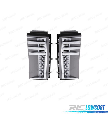ENTRADAS DE AIRE LATERALES RANGE ROVER VOGUE 05-12 LOOK AUTOBIOGRAPHY GRIS MATE CROMO