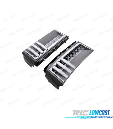 ENTRADAS DE AIRE LATERALES RANGE ROVER VOGUE 05-12 LOOK AUTOBIOGRAPHY GRIS MATE CROMO