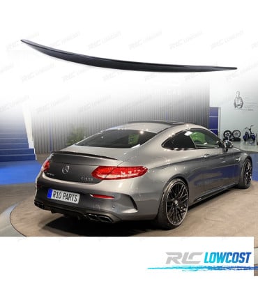 ALERON SPOILER MERCEDES CLASE C COUPE C205 14-17 AMG NEGRO BRILLO