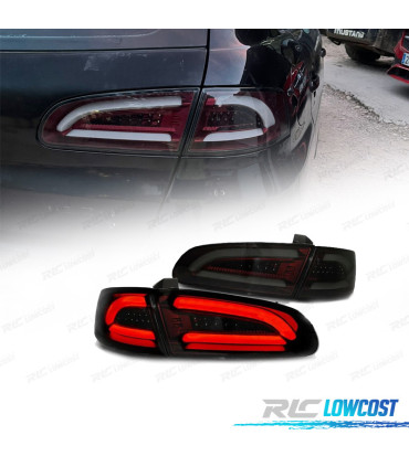 PILOTOS LED BAR SEAT IBIZA 6L 02-08 ROJO AHUMADO