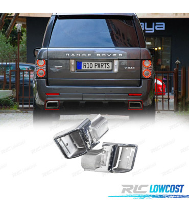 COLAS DE ESCAPE RANGE ROVER VOGUE 10-12 LOOK AUTOBIOGRAPHY CROMO