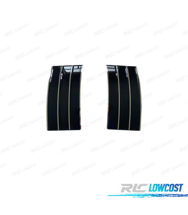 ENTRADAS DE AIRE LATERALES RANGE ROVER VOGUE 13-17 LOOK SVA AUTOBIOGRAPHY NEGRO BRILLO CROMO