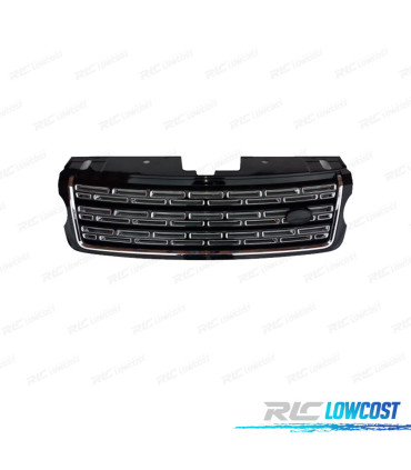 PARRILLA RANGE ROVER VOGUE 13-17 LOOK SVA AUTOBIOGRAPHY NEGRO BRILLO CROMO