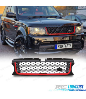 PARRILLA RANGE ROVER SPORT 10-13 GRIS ROJO LOOK AUTOBIOGRAPHY