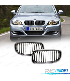 PARRILLAS BMW E90 08-12 CROMO NEGRO