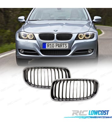 PARRILLAS BMW E90 08-12 CROMO NEGRO