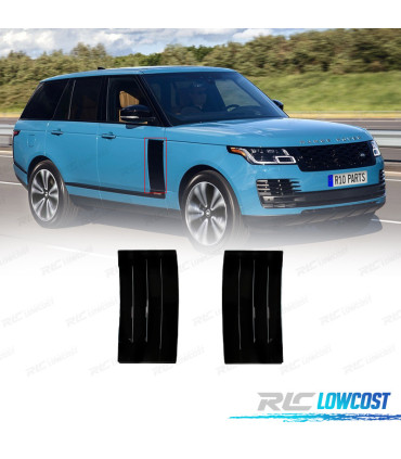 ENTRADAS DE AIRE LATERALES RANGE ROVER VOGUE 18- NEGRO BRILLO