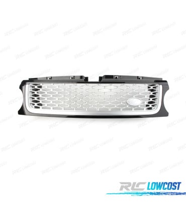 PARRILLA RANGE ROVER SPORT 10-13 NEGRO BRILLO PLATA LOOK AUTOBIOGRAPHY
