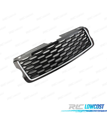 PARRILLA RANGE ROVER VOGUE 18- NEGRO BRILLO CROMO