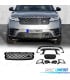 KIT PARRILLA + DIFUSOR RANGE ROVER VELAR 17- LOOK R DYNAMIC NEGRO BRILLO