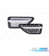 ENTRADAS DE AIRE LATERALES RANGE ROVER SPORT 10-13 LOOK AUTOBIOGRAPHY NEGRO BRILLO PLATA