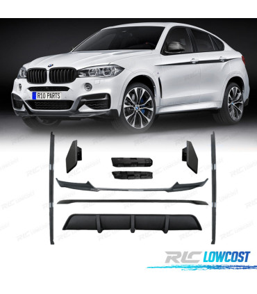 KIT CARROCERIA BMW X6 F16 LCI 15-19 LOOK M CARBONO