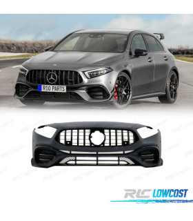 PARAGOLPES DELANTERO MERCEDES CLASE A W177 V177 18- LOOK AMG A45 NEGRO