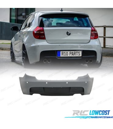 PARAGOLPES TRASERO BMW E81 E87 04-11 LOOK M PDC