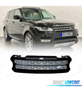 PARRILLA RANGE ROVER SPORT 14-17 NEGRO BRILLO PLATA