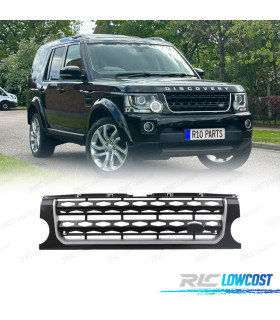 PARRILLA LAND ROVER DISCOVERY III 05-09 LOOK DISCOVERY 4 NEGRO BRILLANTE BORDE CROMO