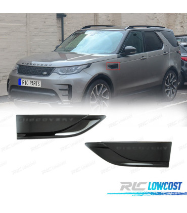 ENTRADAS DE AIRE LATERALES LAND ROVER DISCOVERY V 17- LOOK DYNAMIC NEGRO BRILLO